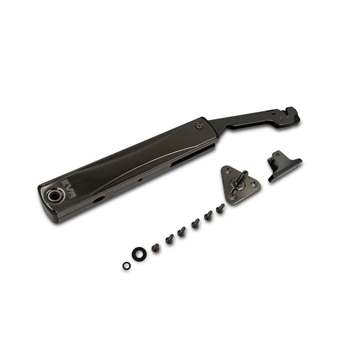 Подъемный механизм поворотный EVA Lift FLAP SOLO (M), KM1200-1750, H240-500мм, черный никель (уп1 шт) 00004500