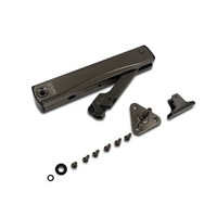 Подъемный механизм поворотный EVA Lift FLAP SOLO (M), KM1200-1750, H240-500мм, черный никель (уп1 шт) 00004500