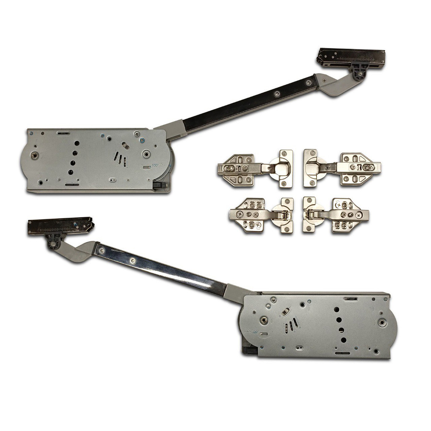 Подъемный механизм складной EVA Lift FOLD (XL), KM8400-12000, H700-1040мм, серый (уп1 шт) 00003451