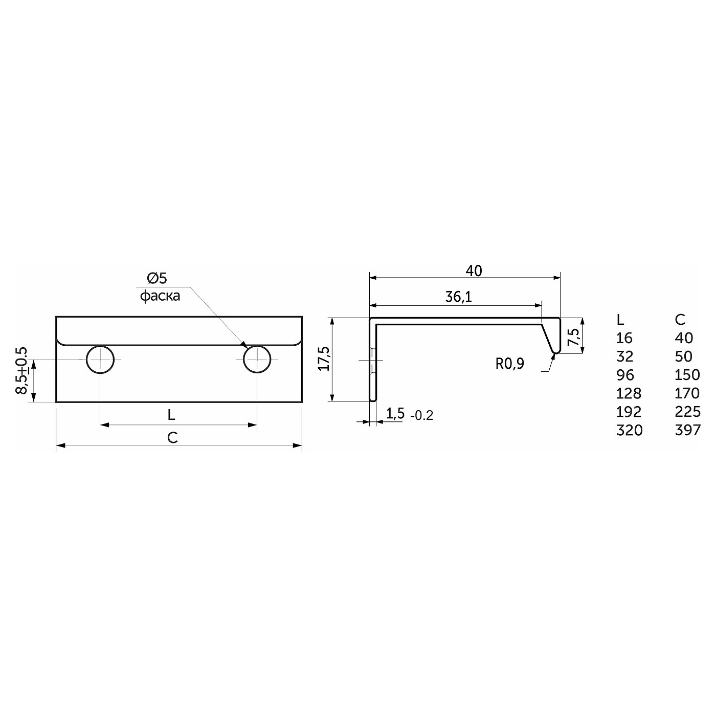 Ручка INSIDE 96/150 брашированное золото AKS 117465