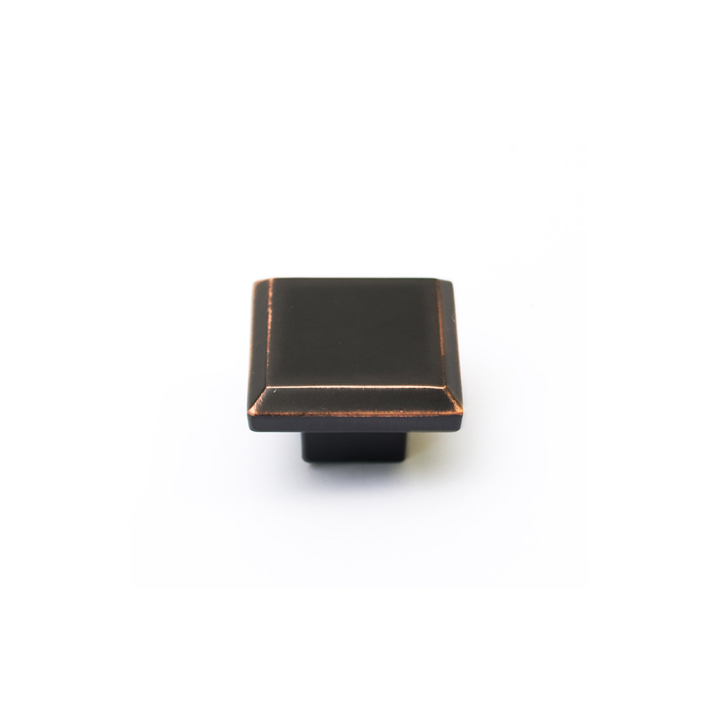 Ручка-кнопка FK1691 knob, черно-красная бронза матовая 58623