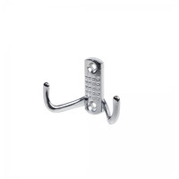 Крючок меб. двухрожковый мет. WP12 хром GRIDLI 54024