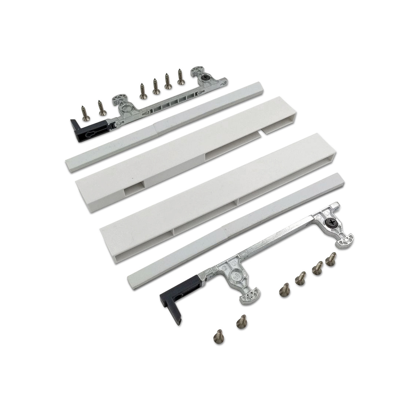 Крепление передней панели EVA Slimbox H199 (D), белый (уп20 шт.) 5108