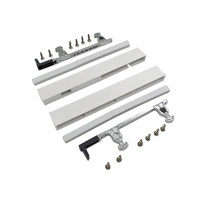 Крепление передней панели EVA Slimbox H199 (D), белый (уп20 шт.) 5108