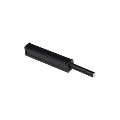 Механизм push-to-open наконечник резиновый накладной/врезной черный AKS 82724