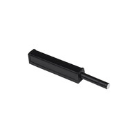 Механизм push-to-open наконечник резиновый накладной/врезной черный AKS 82724
