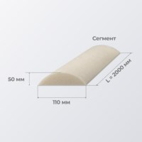 Сегмент 110*50 2000 мм ST1825 (Фи3)