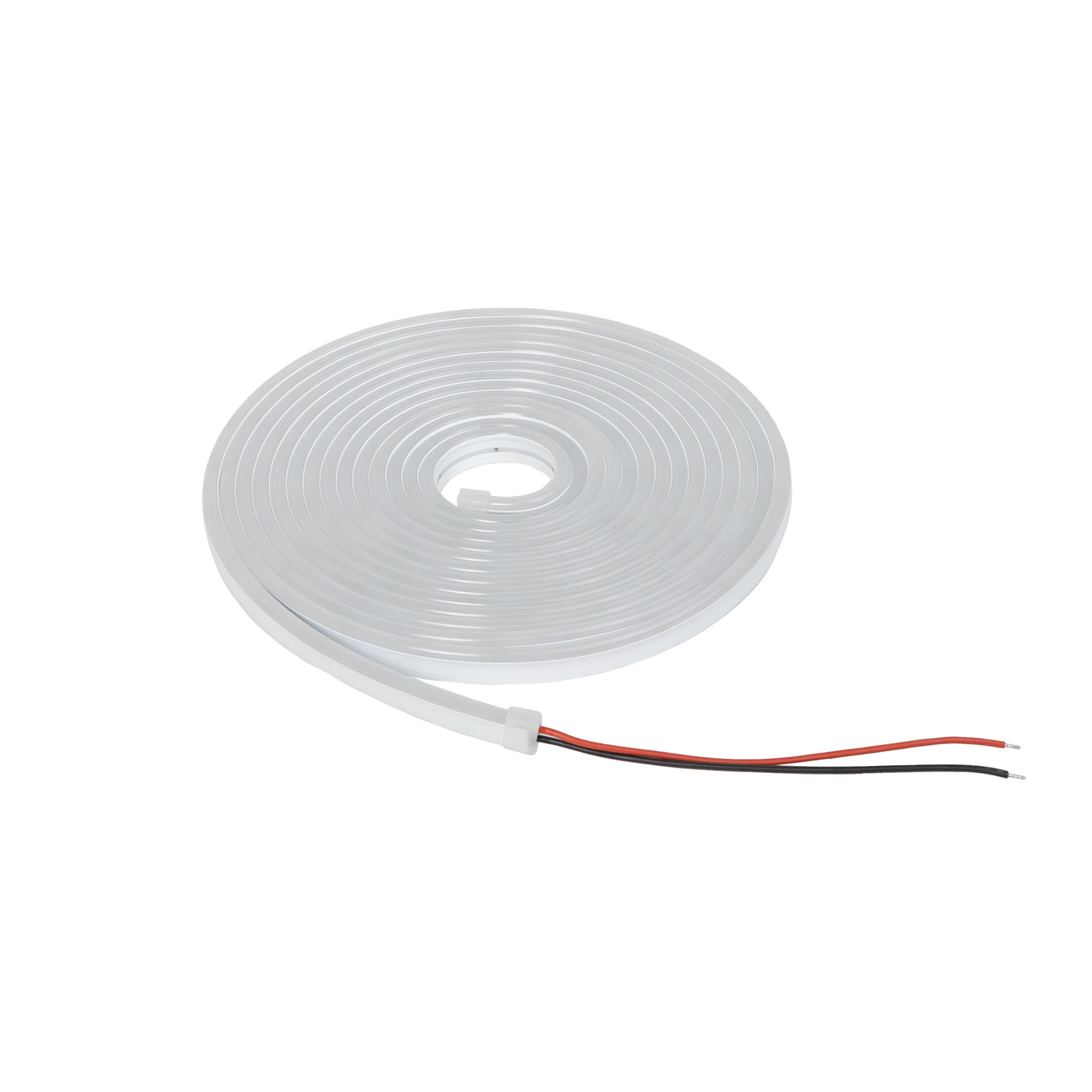 Гибкий неон - 9,6W/m, 12V, 6*12мм, 120 д/м, IP65, нейтральный белый (4000K) - 5м, AKS 118638
