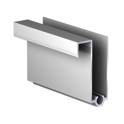 Профиль горизонт. нижний (нижняя рамка) Slim Серебро (6,0) АВД-4872