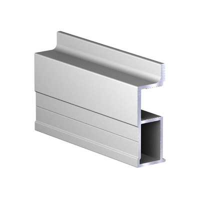 Профиль вертик. алюм. Асимметрич. Slim Серебро ( 5.4 ) АВД-5783