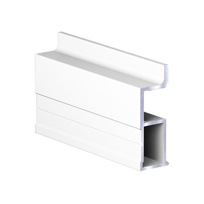 Профиль вертик. алюм. Асимметрич. RAL 9016 Slim БЕЛЫЙ глянец ( 5.4  ) АВД-5783