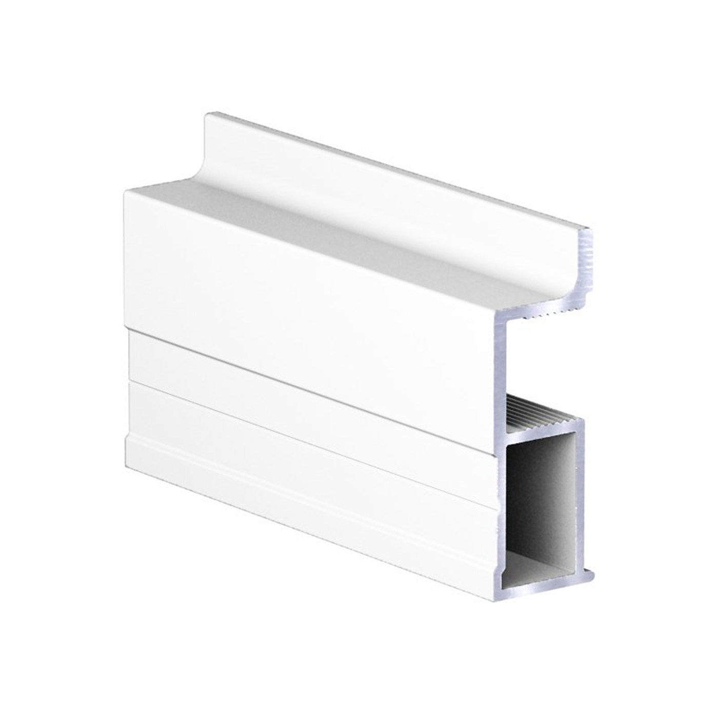 Профиль вертик. алюм. Асимметрич. RAL 9016 Slim БЕЛЫЙ матовый ( 5.4  ) АВД-5783