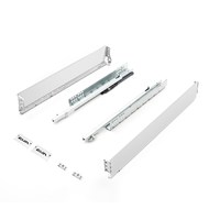 EVA SlightBox комплект ящика L450мм, H 80мм, белый, част. выдвижение с доводчиком (уп1 шт) 00-00004116
