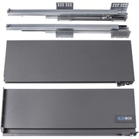 Slimbox 128*500 с доводчиком графит AKS 45761