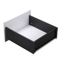 Slimbox 175*500 (высокий) push to open графит AKS 57012