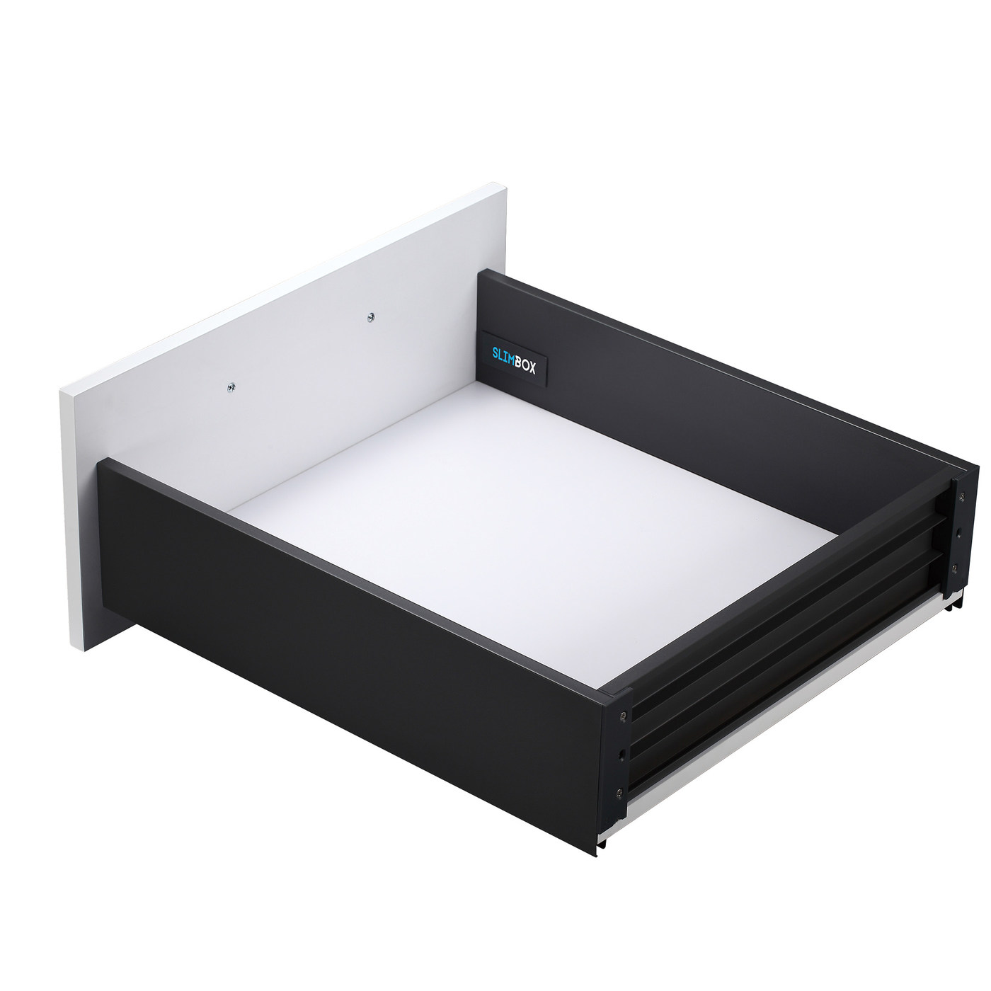 Slimbox 128*500 с доводчиком, ДСП 16мм, графит AKS 102641 (старый код 45761)
