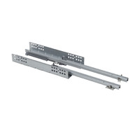 Направляющая Q Type SOFT CLOSE скрыт. монтаж L-300, 3/4, левая+правая AKS 92280