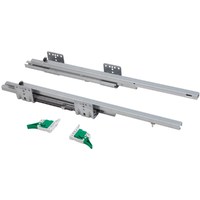 Направл. скрыт. монтажа L-550 плавн. закр., до 45кг, уп.12шт Slimbox AKS 66924 (нов.арт.113652)