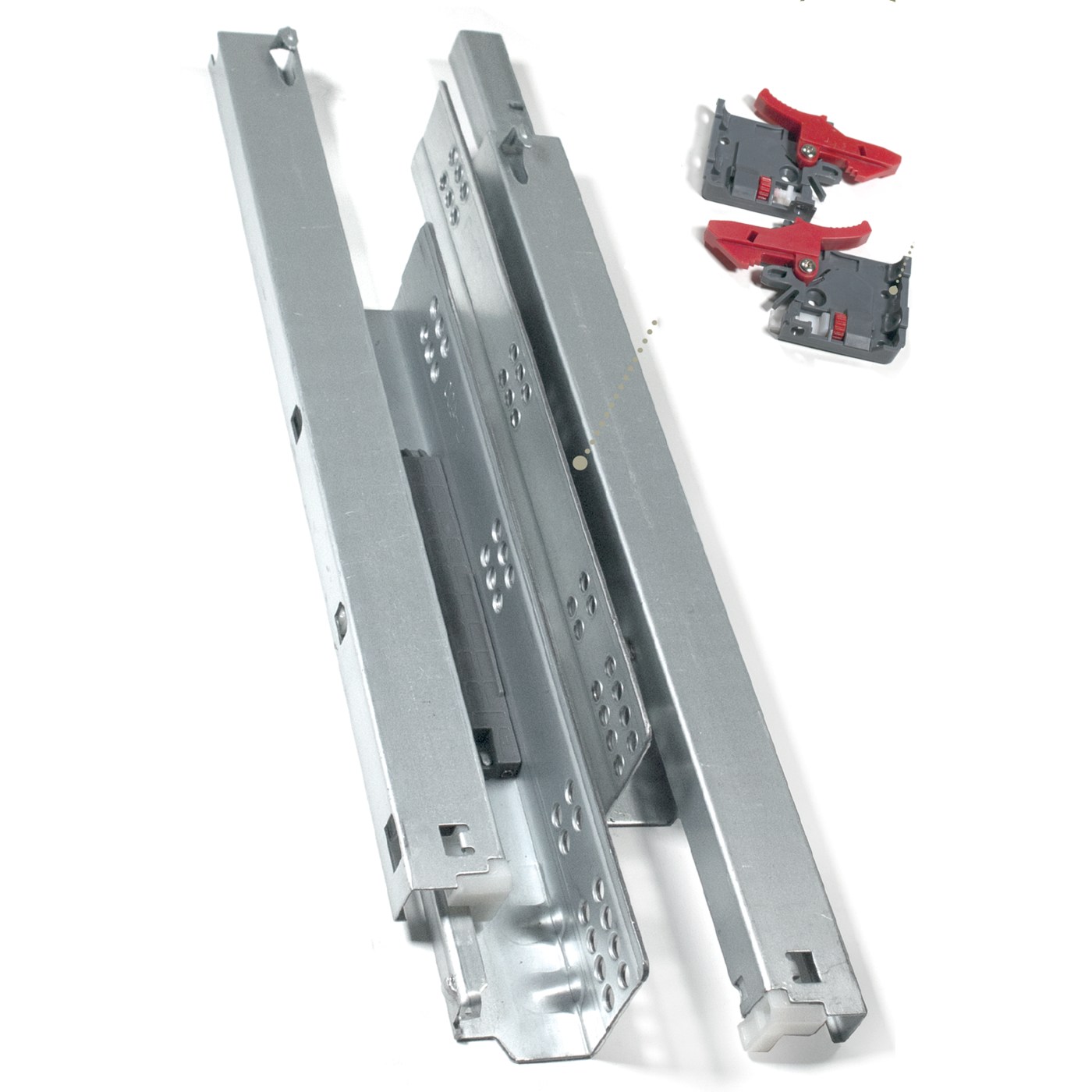 Направл.L 500 скр.монт.,мягкое закрывание push-to-open DBF4803/500 ПАРТНЕР (10)