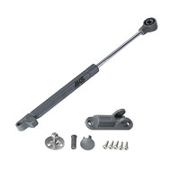 Газлифт 60N с доводчиком серый AKS PLUS 66734 (новый код 115566)