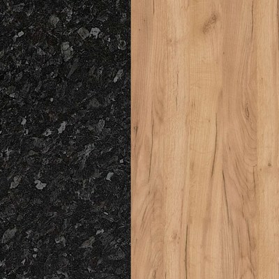 КР Панель Дуб Крафт Золотой/Кремень Черный K003 FP/K210 PE