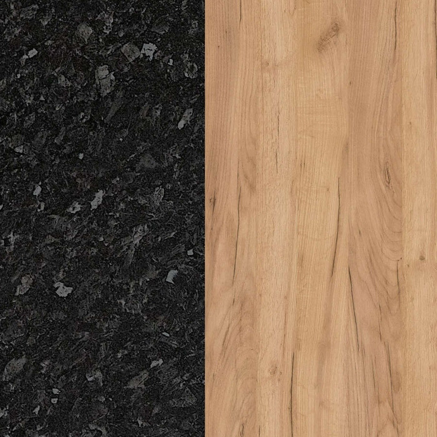 КР Панель Дуб Крафт Золотой/Кремень Черный K003 FP/K210 PE