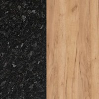 КР Панель Дуб Крафт Золотой/Кремень Черный K003 FP/K210 PE