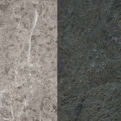 КР Панель Мрамор Имперадор Серый/Шифер Расколотый K093 SL/K094 SL