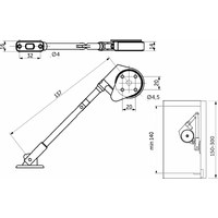 Подъемный механизм барный нижний мини SMART LIFT AKS 91225