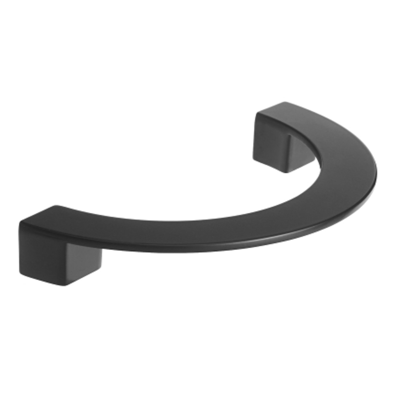 Ручка-скоба FS8139 128мм, матовый черный (20/200) 63786