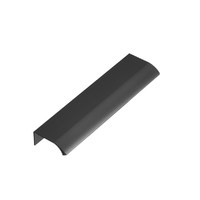 Ручка торцевая FP527 160мм, матовый черный (25/250) 62967