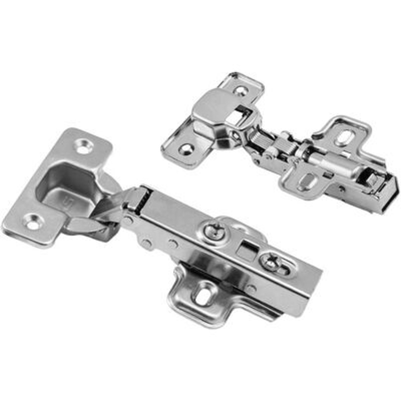 Петля накладная 09 с доводчиком + clipon, 48mm, AKS LIGHT 45608 (200)