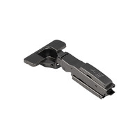Петля накладная 09, 45 мм H0 3D BLACK узкая планка (накладка+шурупы) AKS PLUS 80554