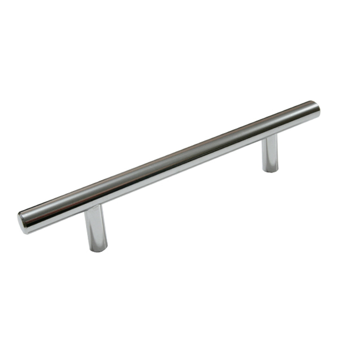 Ручка-рейлинг d12мм 128, хром (20/120) МФ 11141