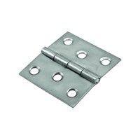 Петля карточная 40*40, белый цинк AKS 60933