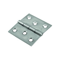 Петля карточная 40*40, белый цинк AKS 60933
