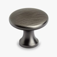 Ручка-кнопка EVA DZEN, чёрный никель брашированный (уп25 шт) 1096