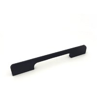 Ручка-скоба EVA LOFT 160мм (L176мм), черный матовый (уп25 шт) 3930