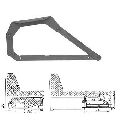 Механизм "Дельфин малый" 020 цинк