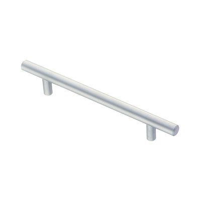 Ручка-рейлинг EVA TUBE-12 128мм, d 12мм, хром матовый (уп25 шт) 14441