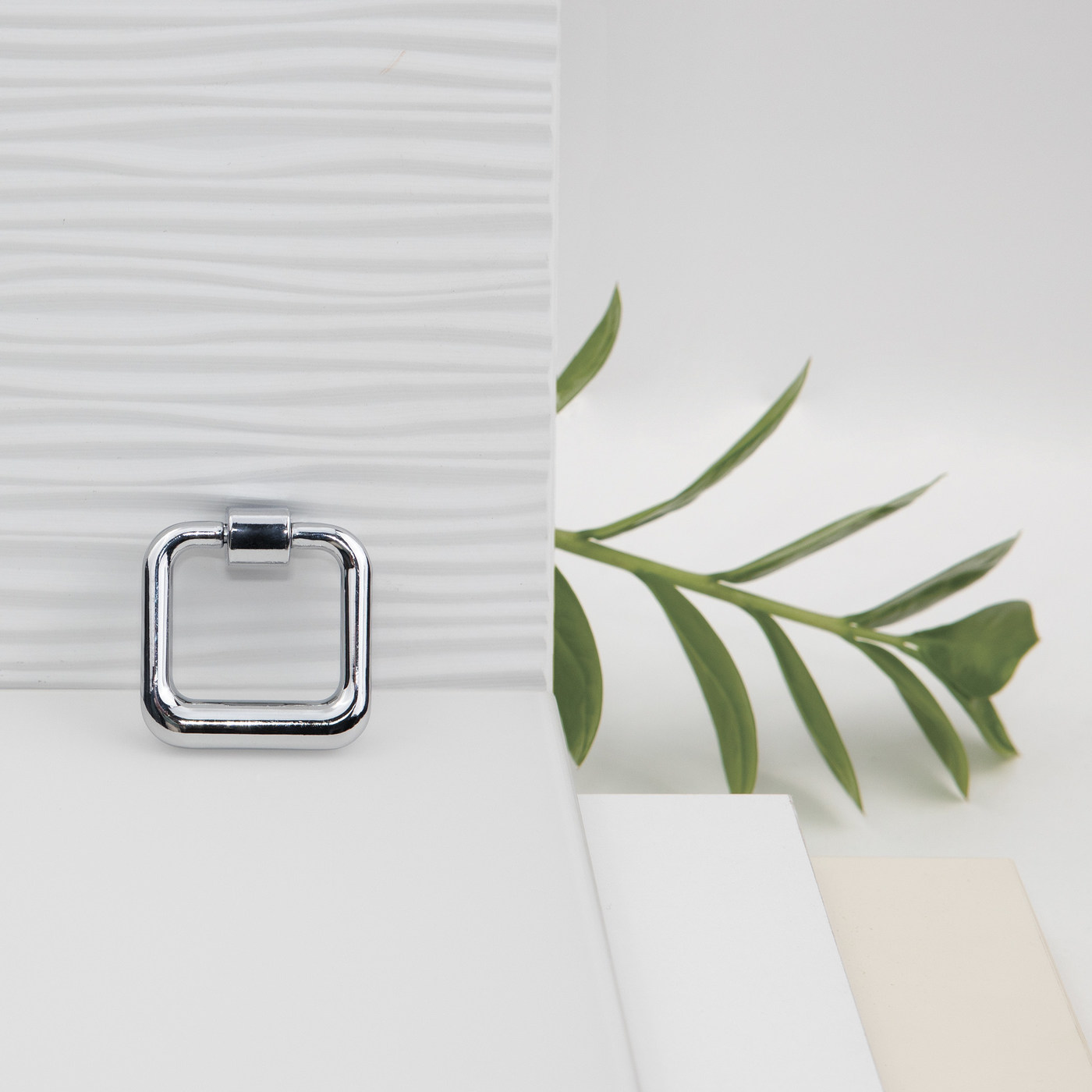 Ручка мебельная BUTTON, хром AKS  80613