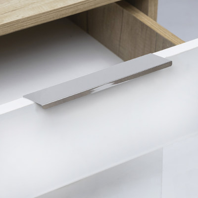 Ручка мебельная накладная алюм. INSIDE-96 хром AKS 64361