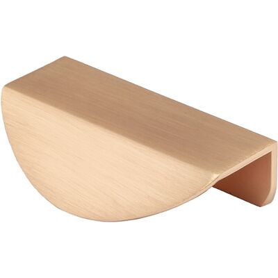 Ручка мебельная накладная мет. LUNA-32 брашированное золото AKS  68397