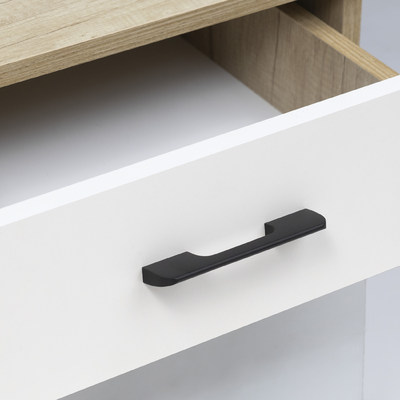 Ручка мебельная ORION-128, черный матовый AKS  62206