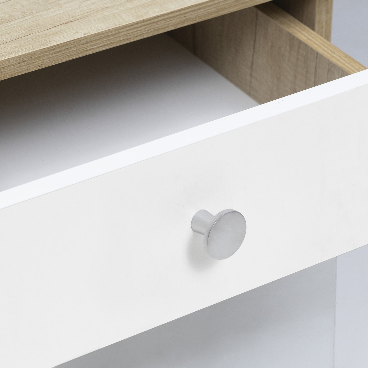 Ручка мебельная кнопка мет. SOLO хром  матовый AKS 62306