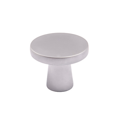 Ручка мебельная кнопка мет. SOLO хром  матовый AKS 62306