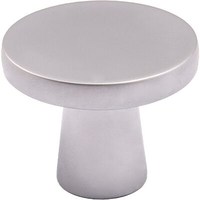 Ручка мебельная кнопка мет. SOLO хром  матовый AKS 62306