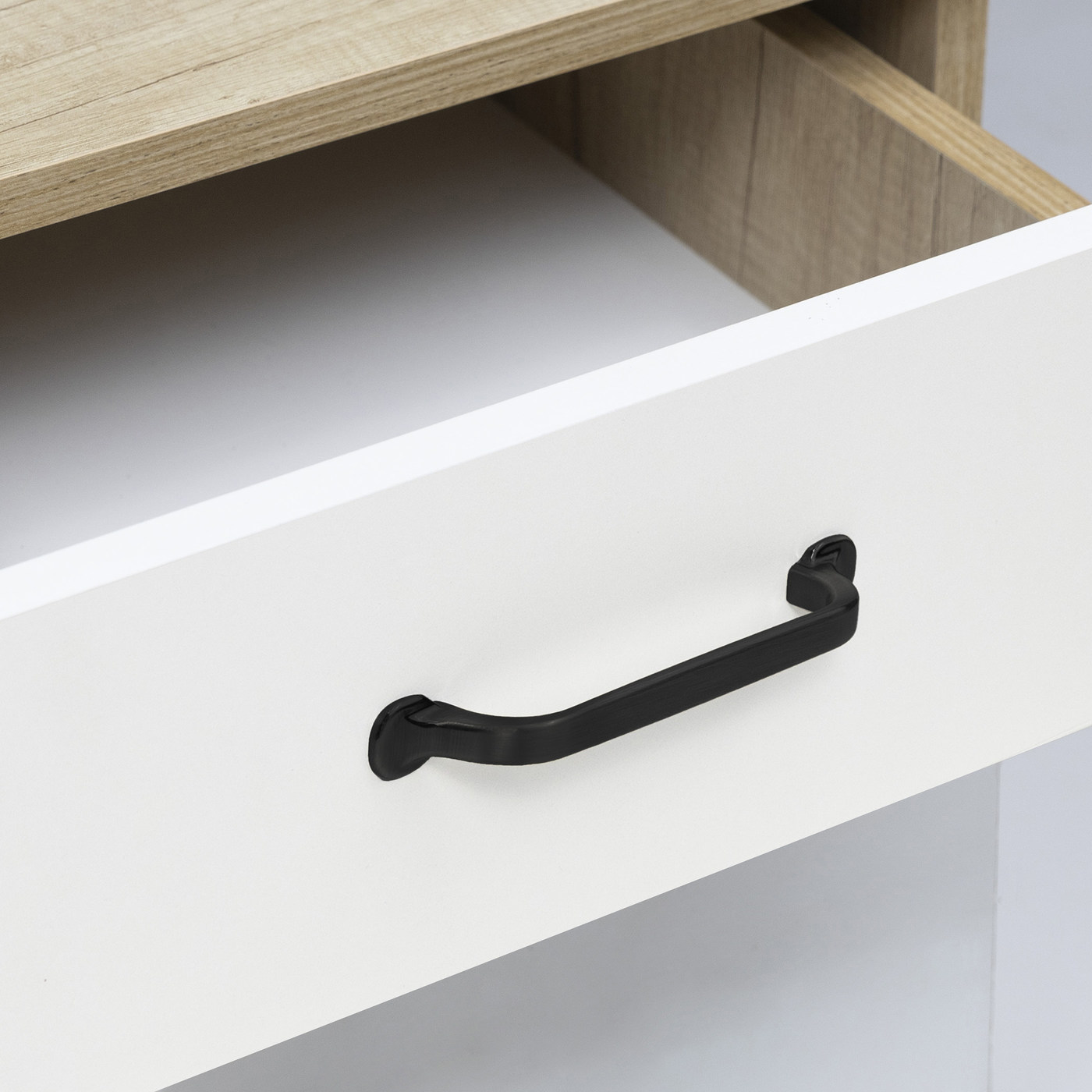 Ручка мебельная EIVIND 128мм, черный AKS 59472