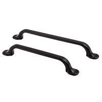 Ручка мебельная EIVIND 128мм, черный AKS 59472