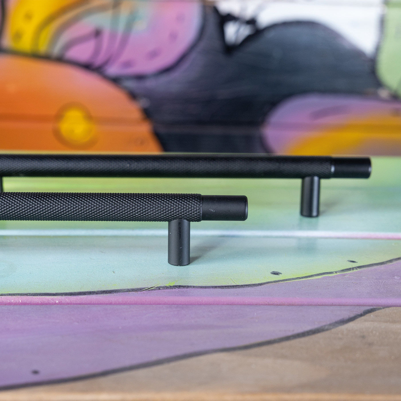 Ручка мебельная COBRA-160, черный матовый  AKS 68423